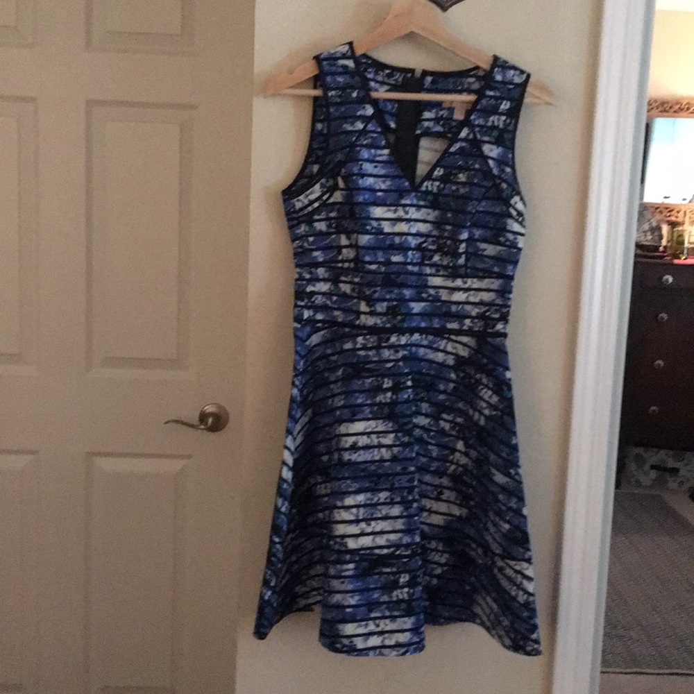 Stripes and Flowers Dress